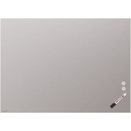 TABLEAU EN VERRE WARM GREY LEGAMASTER 90X120CM MAGNETIQUE