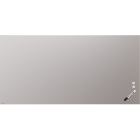 TABLEAU EN VERRE WARM GREY LEGAMASTER 100X200CM MAGNETIQUE