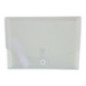 TRIEUR ACCORDEON DOCULINE 13 COMP. TRANSP. BLANC