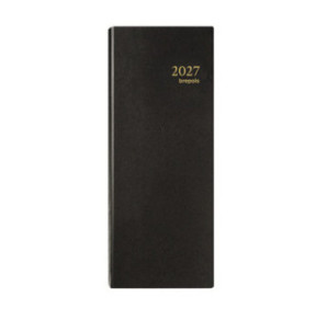 AGENDA BREPOLS 13X33CM 1J./2P. SATURNUS LIMA NOIR
