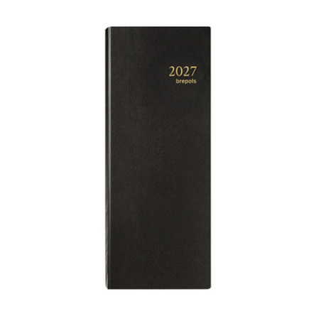 AGENDA BREPOLS 13X33CM 1J./2P. SATURNUS LIMA NOIR