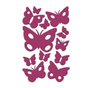 AUTOCOLLANT BSB GLITTER-STICKER PAPILLONS
