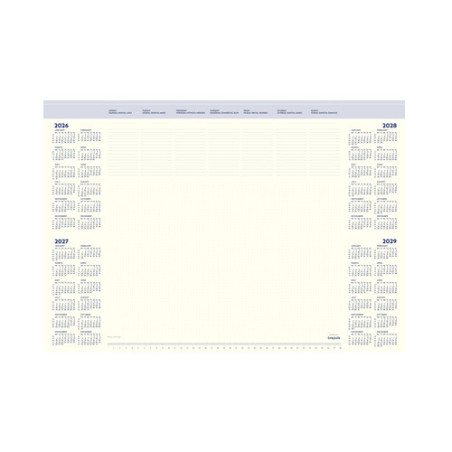 SOUS-M. PAP. BREPOLS 59X41CM CALENDRIER RECH.
