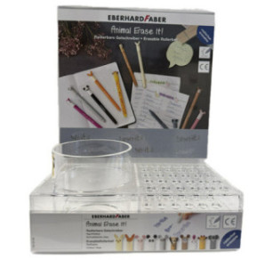 PRESENTOIR VIDE EBERHARD FABER ANIMAL ERASE IT!