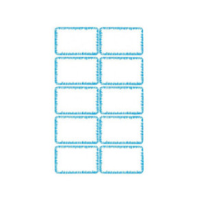 AUTOCOLLANT BSB HOME-STICKER SURGELATEUR BLANC