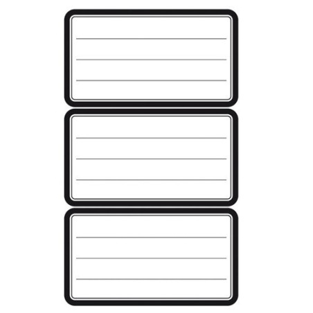 AUTOCOLLANT BSB SCHOOL-STICKER RECTANGLES