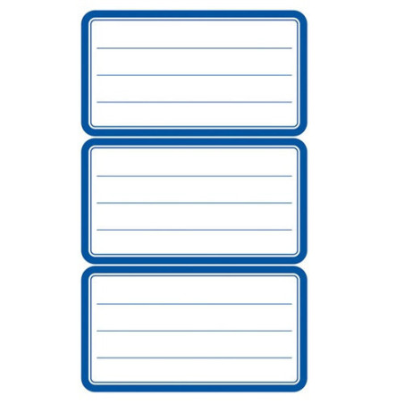 AUTOCOLLANT BSB SCHOOL-STICKER RECTANGLES