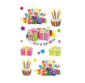 AUTOCOLLANT BSB DECO-STICKER HAPPY BIRTHDAY