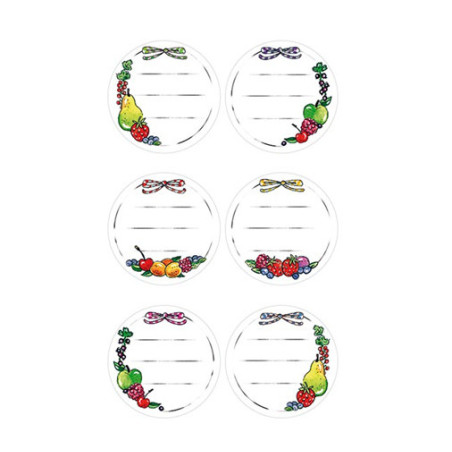 AUTOCOLLANT BSB HOME-STICKER BOCAL A CONSERVER FRUITS