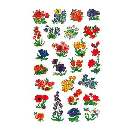 AUTOCOLLANT BSB DECO-STICKER FLEURS