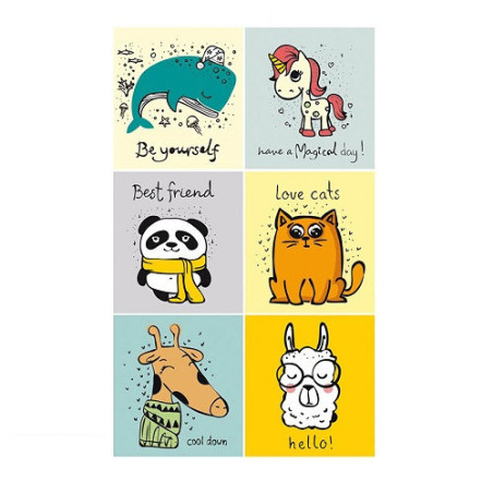 AUTOCOLLANT BSB DECO-STICKER ANIMAUX