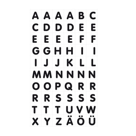 AUTOCOLLANT BSB OFFICE-STICKER ALPHABET