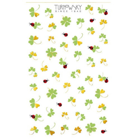 AUTOCOLLANT BSB DECO-STICKER TURNOWSKY TREFLES