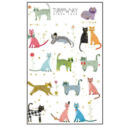 AUTOCOLLANT BSB DECO-STICKER TURNOWSKY CHATS