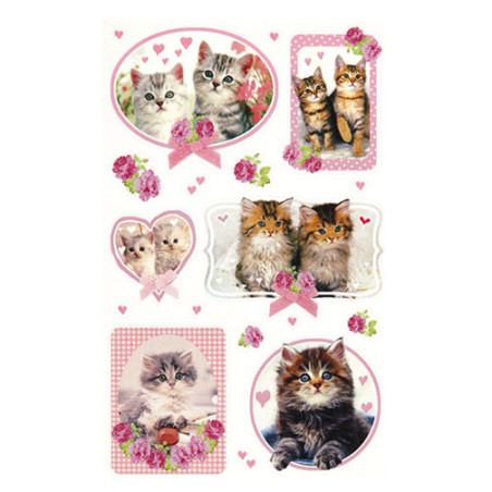 AUTOCOLLANT BSB DECO-STICKER GLITTER CHATONS