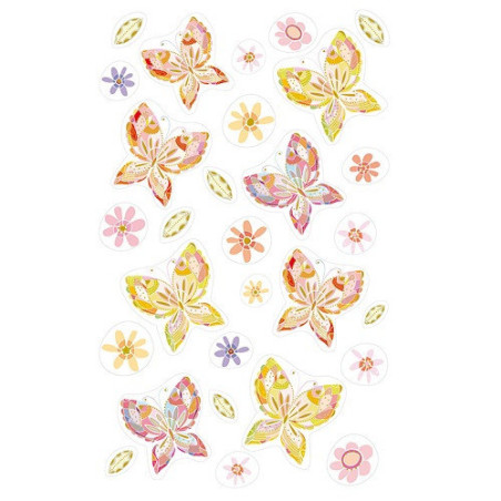 AUTOCOLLANT BSB DECO-STICKER TURNOWSKY PAPILLONS