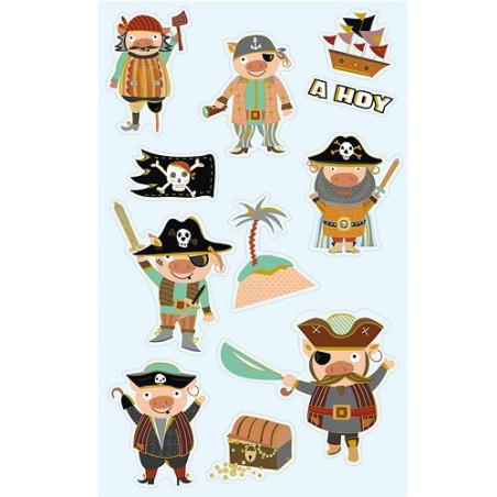 AUTOCOLLANT BSB DECO-STICKER TURNOWSKY PIRATE