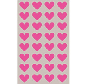 AUTOCOLLANT BSB DECO-STICKER HEARTS