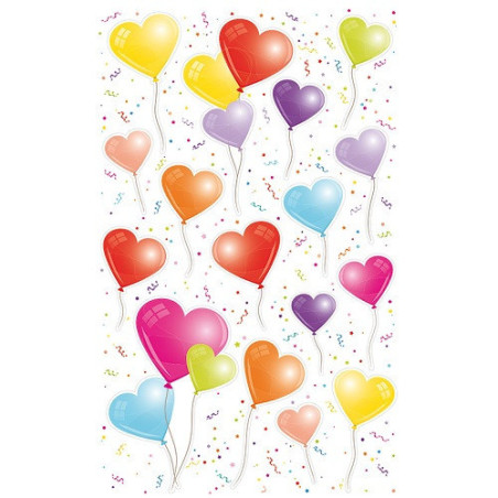 AUTOCOLLANT BSB DECO-STICKER COEURS