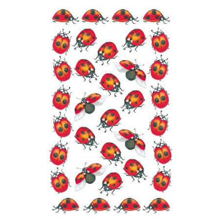 AUTOCOLLANT BSB DECO-STICKER COCCINELLES