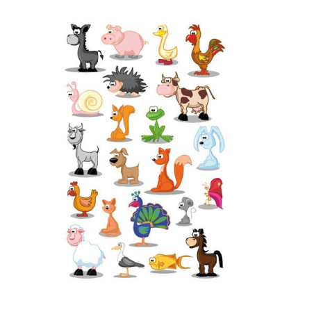 AUTOCOLLANT BSB DECO-STICKER ANIMAUX