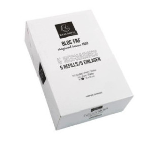 BLOC FAF RECHARGE NR.2 EXACOMPTA UNI 5PCS