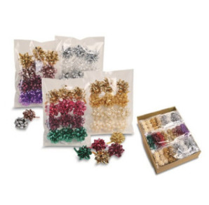 RUBAN CADEAU PATTBERG NOEUD Ø35MM CHRISTMAS MIXTURE 12PCS