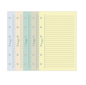 RECHARGE AGENDA EXACOMPTA EXATIME 17 NOTES LIGNES COUL.