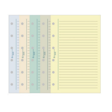 RECHARGE AGENDA EXACOMPTA EXATIME 17 NOTES LIGNES COUL.