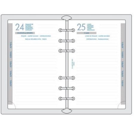 RECHARGE AGENDA EXACOMPTA EXATIME 17