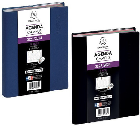 AGENDA SCOLAIRE EXACOMPTA CAMPUS AMOVIBLE