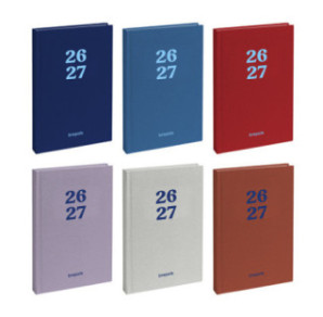 AGENDA SCOLAIRE BREPOLS 11,5X16,9CM 1J./P. RAINBOW