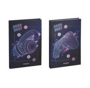 AGENDA SCOLAIRE BREPOLS 11,5X16,9CM 1J./P. GAMING