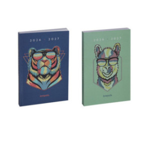 AGENDA SCOLAIRE BREPOLS 11,5X16,9CM 1J./P. COOL ZOO