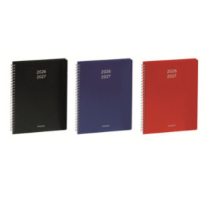 AGENDA SCOLAIRE BREPOLS 17,1X22CM 1SEM./2P. POLYPROP