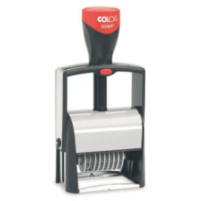 TAMPON COLOP CLASSIC 2008 NUMEROT. AVEC TEXTE 58X30MM