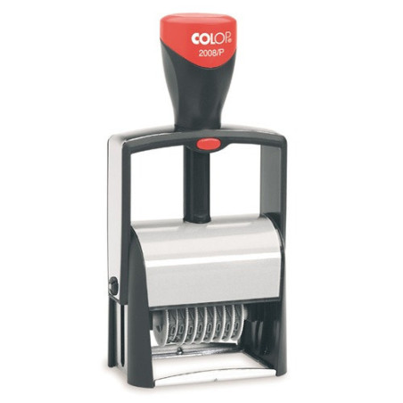 TAMPON COLOP CLASSIC 2008 NUMEROT. AVEC TEXTE 58X30MM