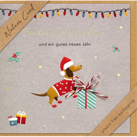 CARTE VOEUX NOEL BSB NATURE CARD