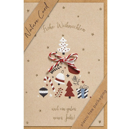 CARTE VOEUX NOEL BSB NATURE CARD