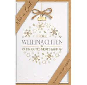 CARTE VOEUX NOEL BSB NATURE CARD