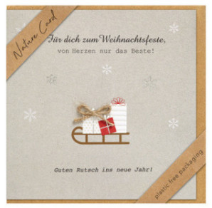 CARTE VOEUX NOEL BSB NATURE CARD