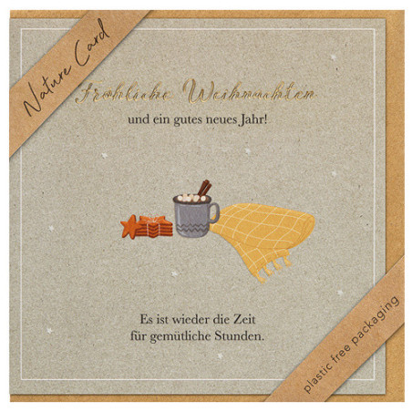 CARTE VOEUX NOEL BSB NATURE CARD
