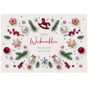 CARTE VOEUX NOEL BSB NATURE CARD
