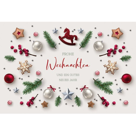 CARTE VOEUX NOEL BSB NATURE CARD