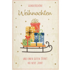 CARTE VOEUX NOEL BSB NATURE CARD