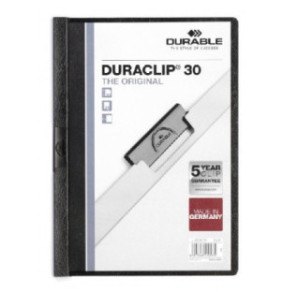MAPPE A PINCE DURACLIP 1-30FLS NOIR
