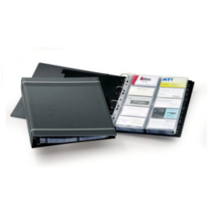 CARTES DE VISITE ALBUM DURABLE VISIFIX A4