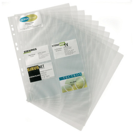 CARTES DE VISITE HOUSSE DURABLE 10PCS