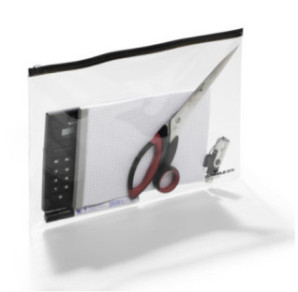 POCHETTE DOCUMENTS ZIP DURABLE A4 5PCS