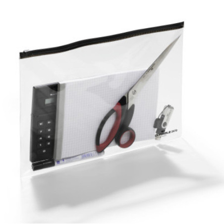 POCHETTE DOCUMENTS ZIP DURABLE A4 5PCS